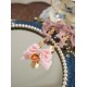 Hoshibako Works Drink Me Bow Flower Necklace(Leftovers/7 Colours/Full Payment Without Shipping)